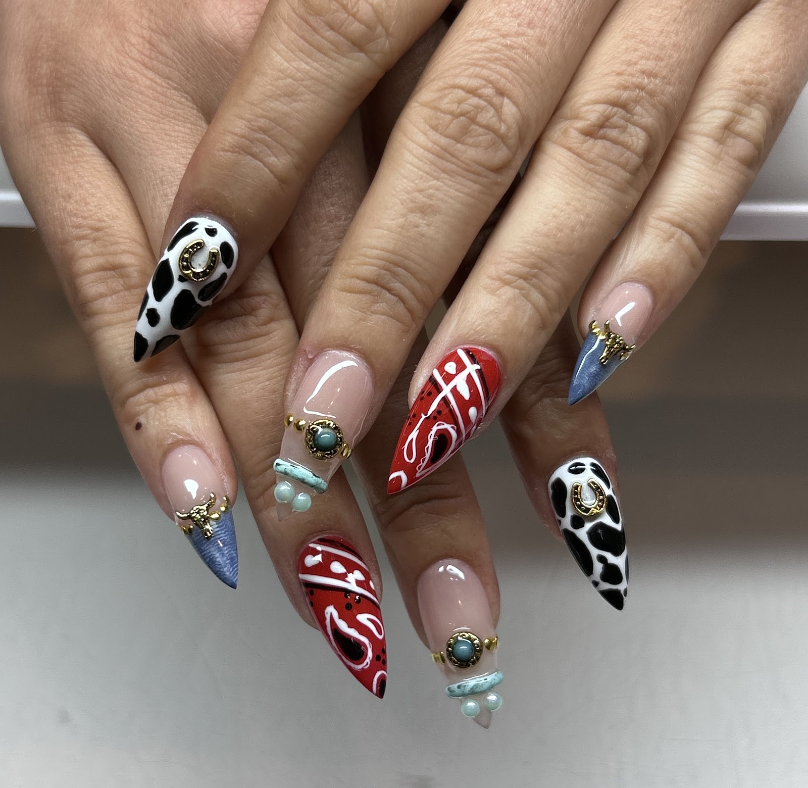 Southern Chic Nails Salon nail work in Fort Worth, Texas